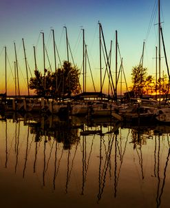 Yacht Harbor at Sunset