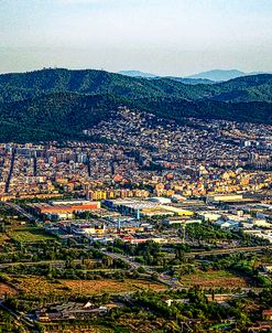 Aerial View Barcelona 02