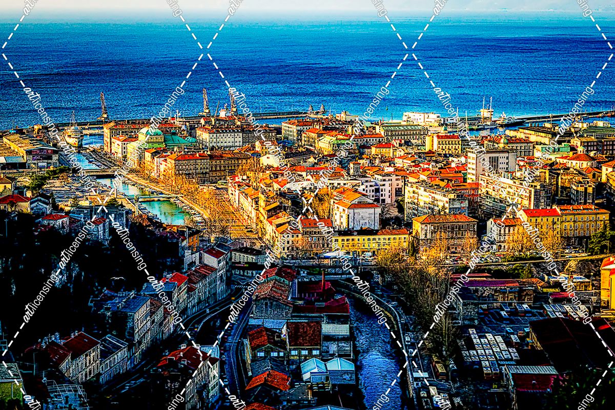 Aerial View Rijeka 03