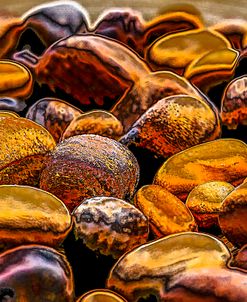 Stones with Metallic Hue 09