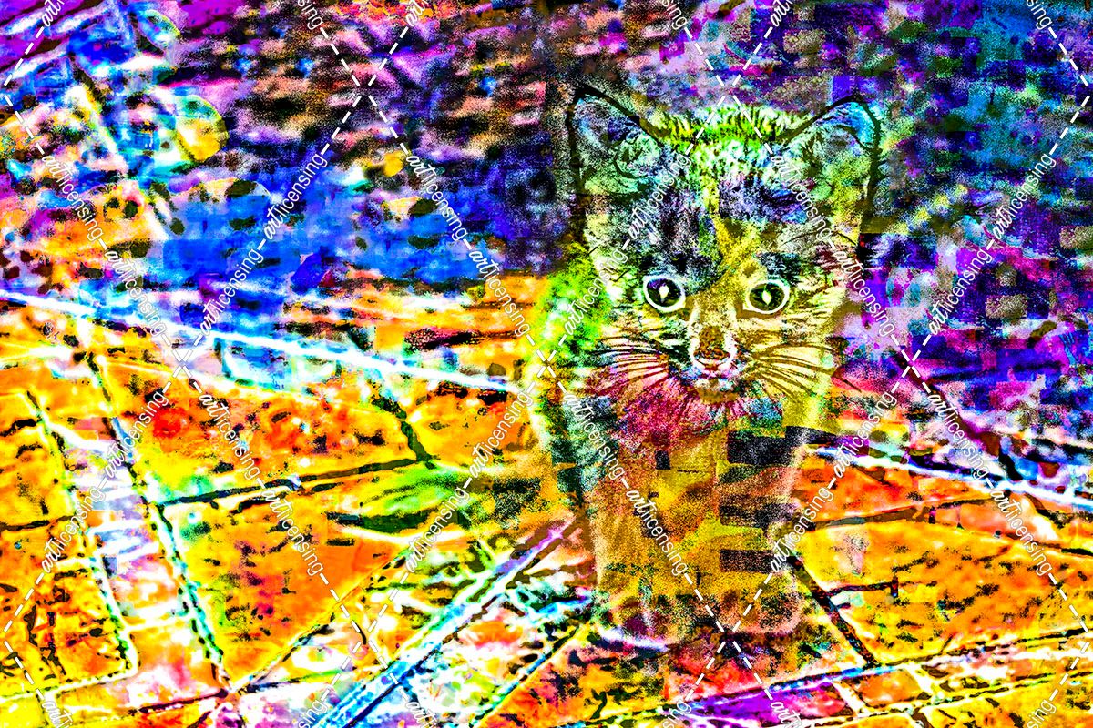 Transparent Kitten Pattern  33