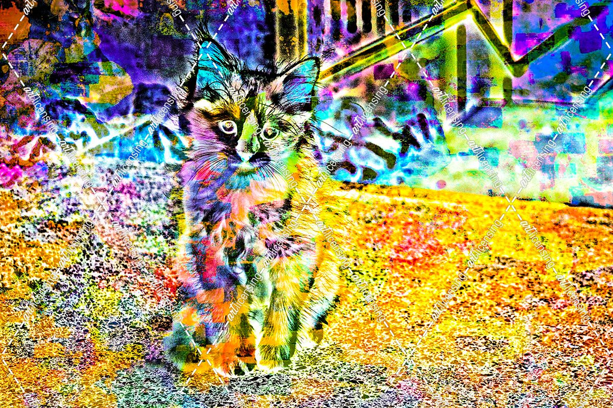 Transparent Kitten Pattern  39