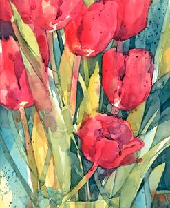 Red Hot Tulips