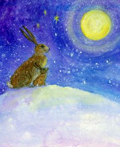 Hare And His Mother Moon Gazing