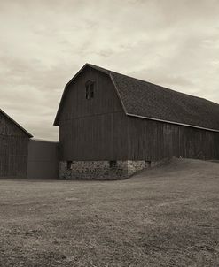 Rural Country Barns B&W