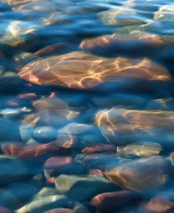 Light Upon Sand Stones Underwater