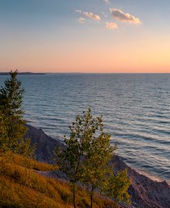 Bluffs Seaside In Summer At Dusk