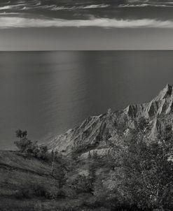 Dangerous Jagged Seacoast With Bluffs