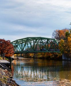 Erie Canal In Autumn Nys