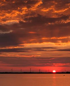 Windmills At Sunset Cape Vincent