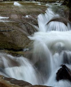 Water Rushing Over Rocks