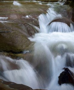 Silky Flowing Water Of Rocks