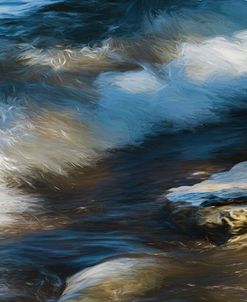 Raging Sea On Shore Rocks