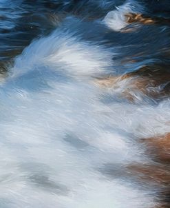 Waves Bursting On Shore