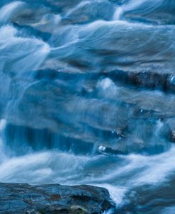 Blue Cascading Water