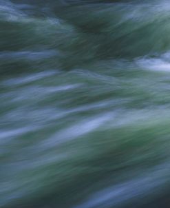 Blurred Racing Greenish Water