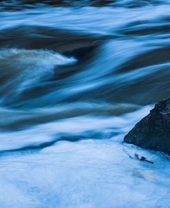 Rapids With Boulder