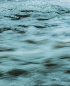 Slow Motion Water With Bubbles