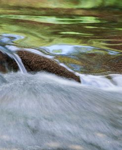 Effects Of Evening Light Over Brook