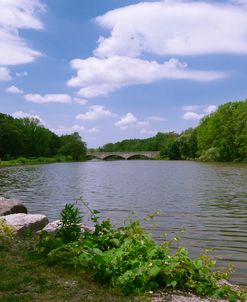 Distant Three Ached Bridge