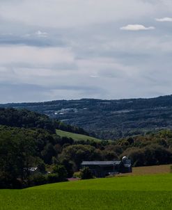 Old Farm And Valley