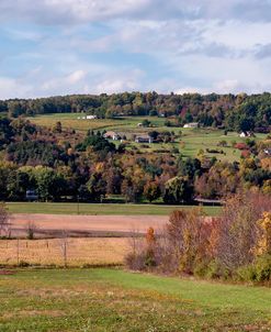 Tranquil Autumn Day In Valley