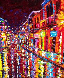 New Orleans Hot Night Bourbon Street
