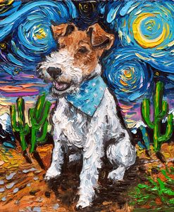 Wire Fox Terrier Night