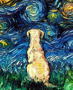 Yellow Labrador Night