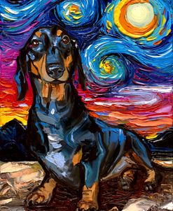 Black and Tan Dachshund 2