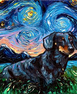 Black and Tan Dachshund Night 3