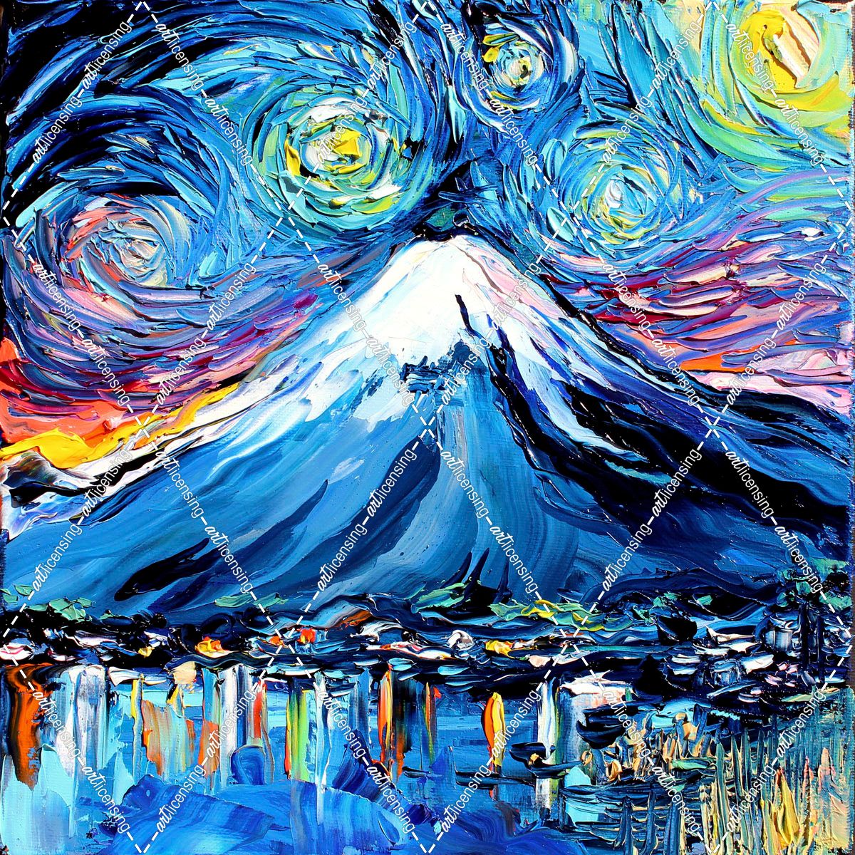 Van Gogh Never Saw Mount Fuji