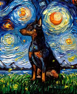 Miniature Pinscher Night