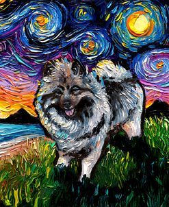 Keeshond Night