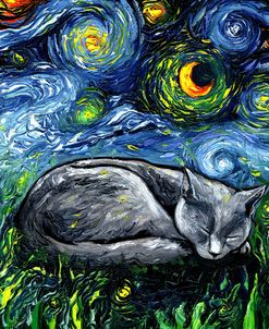 Sleepy Russian Blue Night