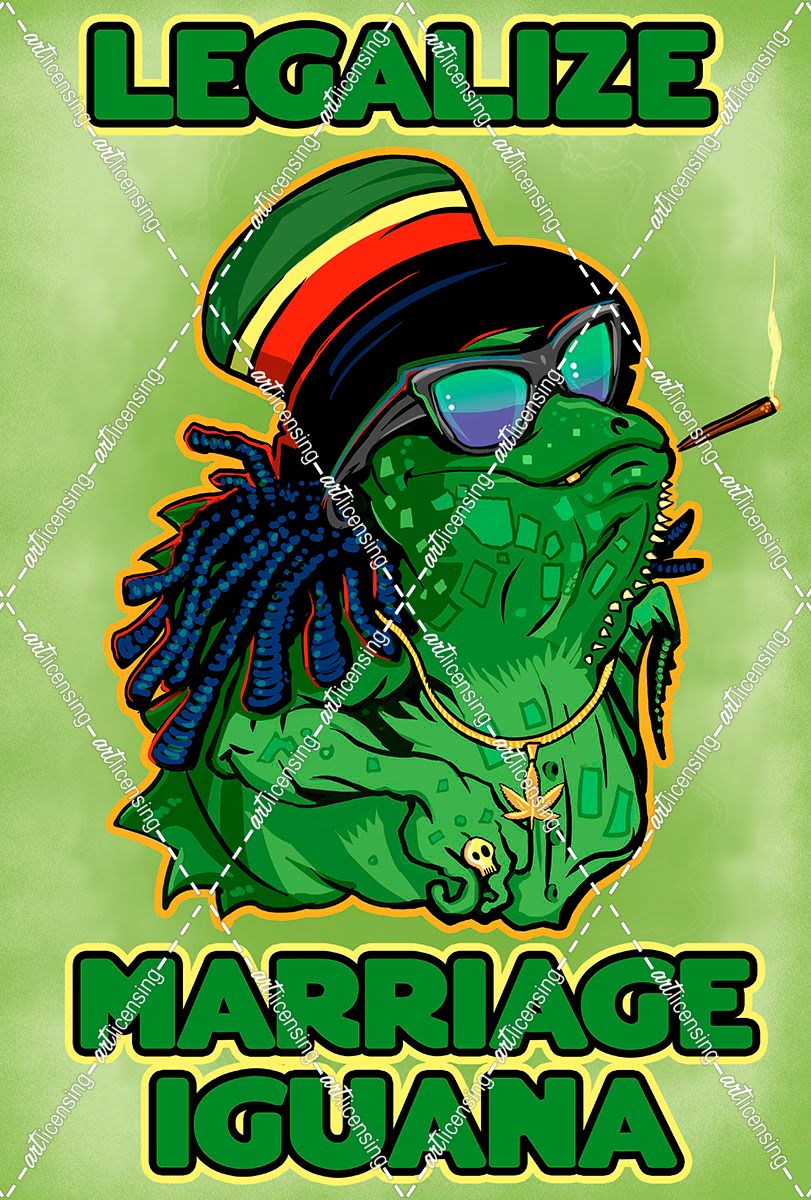 Legalize Marriage Iguana