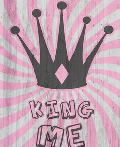 King Me on Barn Board