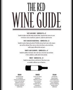 Red Wine Guide