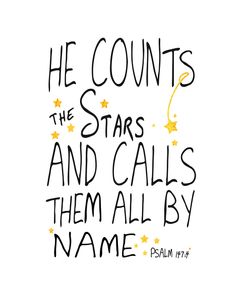 He Counts His Stars