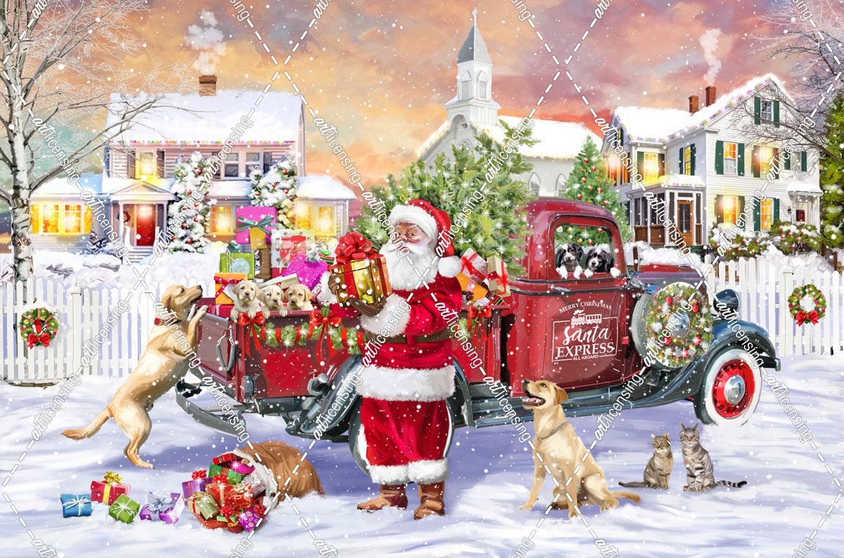 Santa’s Christmas Truck