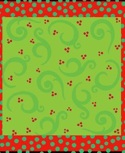Whimsy Scrolling Deco Xmas