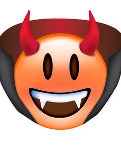 Emoji Big Smile Vampire