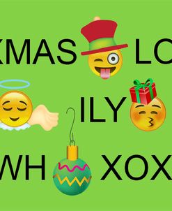 Xmas Emojis Text