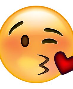 emoji wink heart kiss