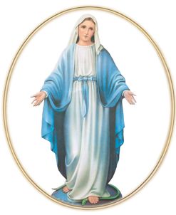Circled Virgin Mary