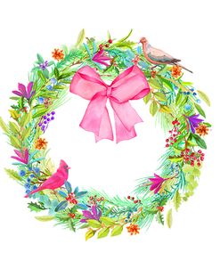Merry Meta Wreath