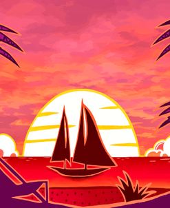Sunset At The Beach