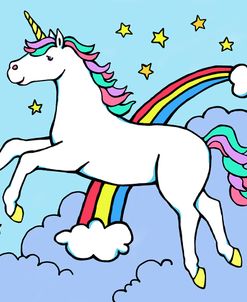 Unicorn Gallop Rainbow Digital 1