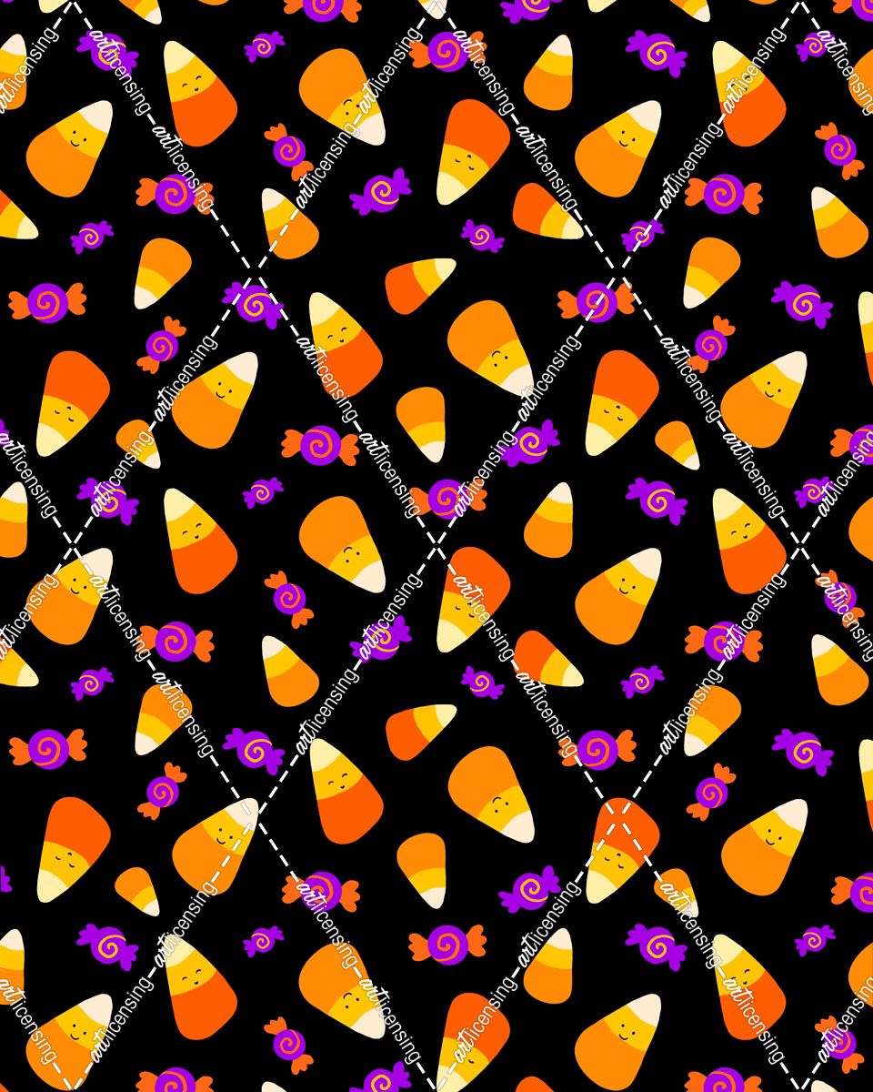 Candy Corn Candy Pattern