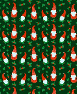 Christmas Gnomes Holly Pattern
